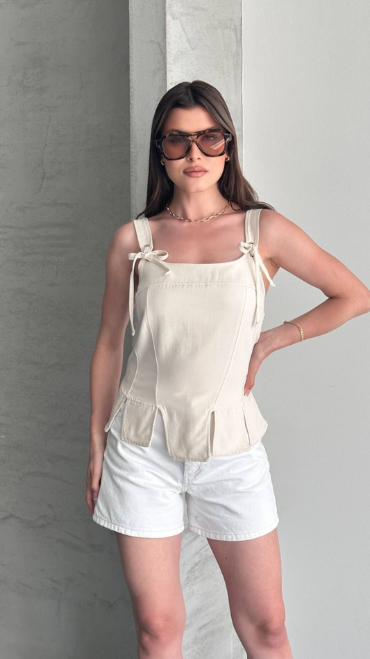 Top Élégance Noué – Collection Été